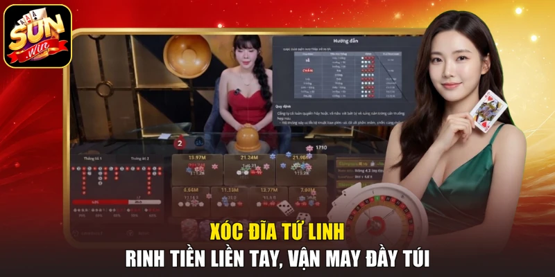 Xóc đĩa Tứ Linh mang may mắn ngập tràn cho cược thủ